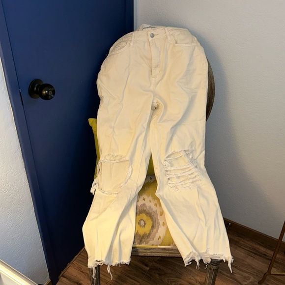 Cream Vervet denim wide leg pants, never worn! - Picture 7 of 7